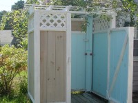 How to build a summer shower in the country with your own hands: drawings, tips, stages of construction (92 photos + video)