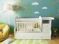 Do-it-yourself crib - drawings and secrets of building a baby cot (70 photo ideas)
