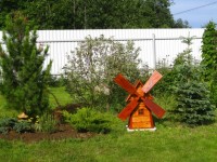Do-it-yourself decorative windmill for the garden: 52 photos of creative examples of decoration
