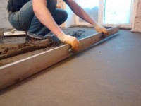 Sapa de podea DIY: sfaturi pentru alegerea amestecurilor și instrumentelor pentru o podea perfect plată + 69 de fotografii