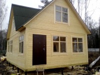 Dům pro kutily z lepených trámů: stavíme společně s profesionály! Pokyny pro stavbu domu + 100 fotografií