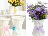 Направите вазу: фото упутства за израду из различитих материјала